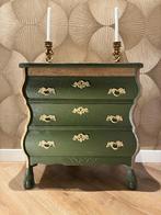 Uniek handgerestyled vintage buikkastje, Ophalen, Eikenhout, 50 tot 100 cm, Zo goed als nieuw