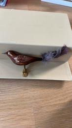 Kerstvogel op knijper bruin, Ophalen of Verzenden, Zo goed als nieuw