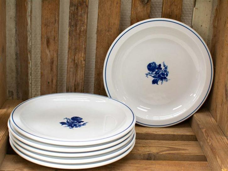 6 Mosa porseleinen borden 37237, Huis en Inrichting, Keuken | Servies, Gebruikt, Bord(en), Overige stijlen, Porselein, Ophalen of Verzenden