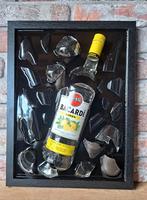 Bacardi Lemon fles verwerkt in een lijst met Epoxy, Minder dan 50 cm, Ophalen of Verzenden, Zo goed als nieuw, Minder dan 50 cm