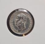 Willem II schitterend kwartje 1849 zilver, Verzenden, Zilver, 25 cent, Losse munt