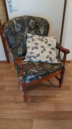 Noten stoeltje, Huis en Inrichting, Stoelen, Ophalen, Gebruikt, Bruin, Eén