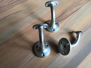 Retro aluminium Leuninghouders - Set van 20 beschikbaar voor biedingen