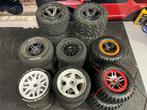 Traxxas Rustler Slash Stampede 1/10 banden set, Hobby en Vrije tijd, Ophalen of Verzenden, Zo goed als nieuw, Schaal 1:10, Onderdeel