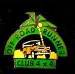 Off road runner club 4 x 4 pin, Verzamelen, Speldjes, Pins en Buttons, Ophalen of Verzenden, Nieuw, Transport, Speldje of Pin