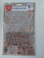 Studio Light Stempel & Die Set - Kerst Crew, Hobby en Vrije tijd, Stempelen, Verzenden, Nieuw, Clearstamp