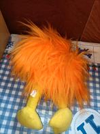 Oranje vogel handpop kraai met piepje Rekenhulp school, Ophalen of Verzenden