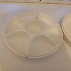 Tupperware Serveerschaal met Vakken, Huis en Inrichting, Keuken | Tupperware, Ophalen of Verzenden, Zo goed als nieuw