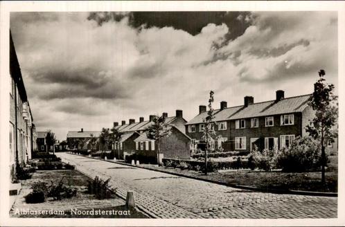 Alblasserdam Noordsterstraat, Verzamelen, Ansichtkaarten | Nederland, Gelopen, Zuid-Holland, 1940 tot 1960, Ophalen of Verzenden