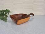 Schaal/kom teakhout. Vintage fruirltschaal/saladekom., Huis en Inrichting, Ophalen of Verzenden, ., ., .