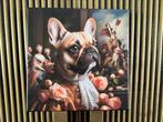 Franse Bulldog Barok Canvas, Verzenden