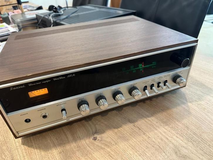 Sansui 350 A tuner/versterker, Audio, Tv en Foto, Versterkers en Receivers, Gebruikt, Stereo, Overige merken, Ophalen