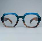 Nieuw! Leesbril, bruin/blauw, beschikbaar in +1.00 t/m +3.50, Sieraden, Tassen en Uiterlijk, Zonnebrillen en Brillen | Dames, Overige merken