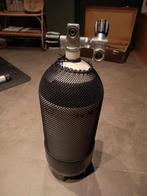 12 liter 200 bar duikfles, dubbele kraan met recente keur, Watersport en Boten, Ophalen of Verzenden, Zo goed als nieuw, Duikfles