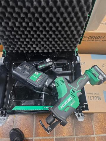 Hikoki Reciprozaag CR12DA - 2 Accu's, Lader, Systainer beschikbaar voor biedingen