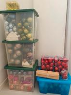 5 grote complete sets kerstballen: glas, antiek en nieuw, Ophalen, Gebruikt