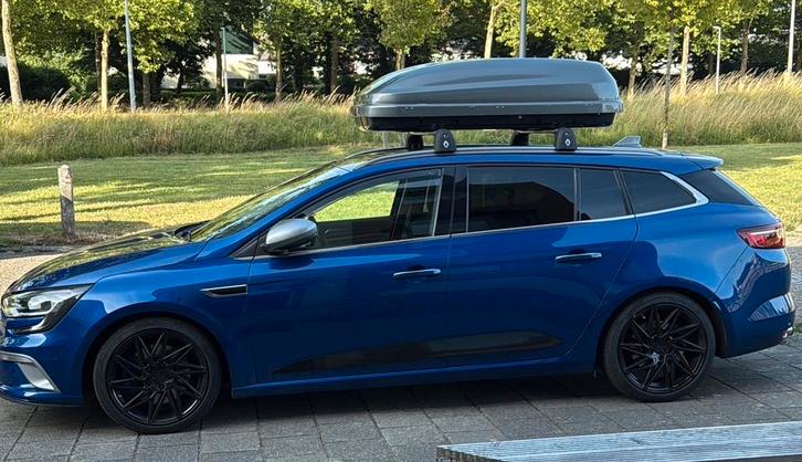 Dakkoffer Mercedes + Dakdragers Renault Megane, Auto diversen, Dakkoffers, Zo goed als nieuw, Ophalen