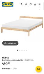 Ikea bedframe neiden 140x200, Huis en Inrichting, Ophalen, Tweepersoons, Hout, 140 cm