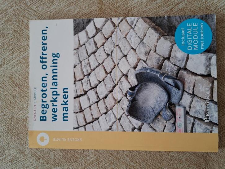 Begroten, offreren, werkplanning maken-2e druk, KennisKiem, Boeken, Studieboeken en Cursussen, Zo goed als nieuw, MBO, Beta, Ophalen of Verzenden