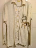 Vintage Uncle Sam Overhemd Draak Borduursel M Beige/Ecru, Kleding | Heren, Ophalen of Verzenden, Gedragen, Beige, Uncle sam