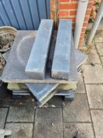 Tegels 60x60 & Stapelblokken en zand - Tuinmaterialen, Tuin en Terras, Tegels en Klinkers, Ophalen, Gebruikt, Beton, Terrastegels