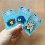 Sonic, Shadow en Silver the Hedgehog pin badge, Verzamelen, Speldjes, Pins en Buttons, Nieuw, Verzenden