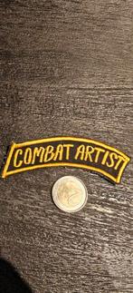 Vietnam Correspondent Patch Combat Artist tab yellow, Ophalen of Verzenden, Landmacht, Nederland, Embleem of Badge