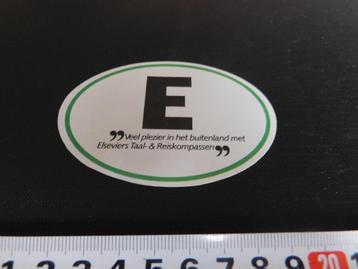 stickers E Elseviers Taal- & Reiskompassen  beschikbaar voor biedingen