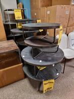 Salontafel, Huis en Inrichting, Tafels | Bijzettafels, Ophalen of Verzenden, Gebruikt, Rond, Industrieel
