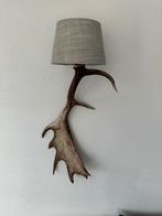 Geweien geweienlamp jacht Veluwe geweien edelhert wandlamp., Huis en Inrichting, Lampen | Wandlampen, Ophalen of Verzenden, Zo goed als nieuw