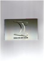 Sigma the lens maker. Catalogus Sigma lenzen., Verzenden, Zo goed als nieuw, Overige typen