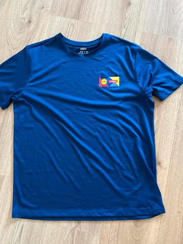 Blauw Crivit T-shirt Lidl Logo Maat M beschikbaar voor biedingen