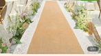 Prachtige loper voor bruiloft, Huis en Inrichting, Minder dan 50 cm, Beige, 200 cm of meer, Ophalen of Verzenden