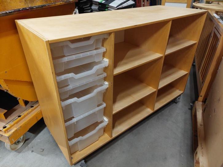 Kids-F kieskast / KDV-kast / vakkenkast met schappen & lades, Kinderen en Baby's, Kinderkamer | Overige Meubels, Zo goed als nieuw