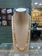 18KT Goud - 101.7 Gram - Ketting - PLATTE MAGNUM, Sieraden, Tassen en Uiterlijk, Kettingen, Nieuw, Goud, Ophalen