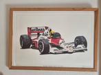 Collectie Formula 1 Ayrton Senna's McLaren aquarels, Ophalen of Verzenden, Zo goed als nieuw, Auto's