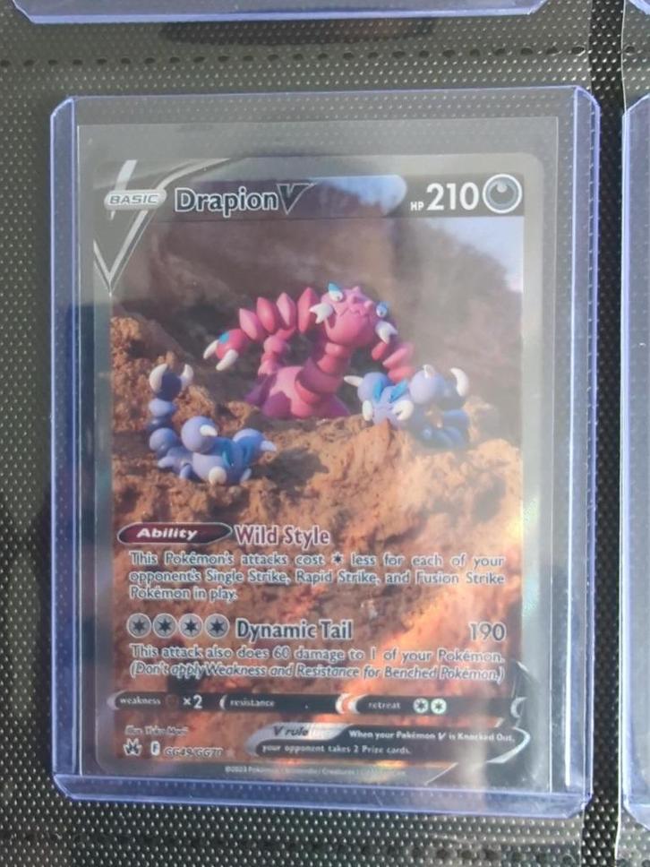 Drapion V ALT ART, Hobby en Vrije tijd, Verzamelkaartspellen | Pokémon, Nieuw, Verzenden