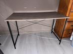 Bureau VANDBORG 60x120 eiken/zwart, modern en compact, Ophalen, Gebruikt, Bureau