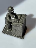 Tinnen daalderop figuur schrijver, Ophalen of Verzenden