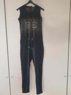Zwarte jumpsuit met zilveren glitters - large ***zgan*, Kleding | Dames, Jumpsuits, Ophalen of Verzenden, Zo goed als nieuw, Maat 42/44 (L)