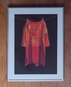 Ingelijste Print - Kledingstuk aan de Waslijn, Jopie Huisman, Antiek en Kunst, Ophalen of Verzenden