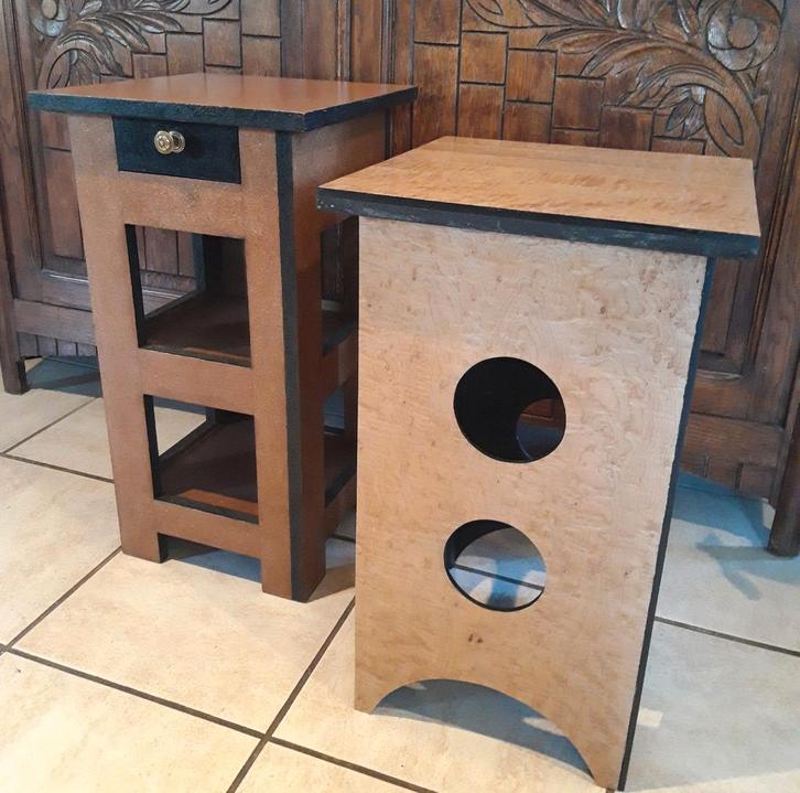 Nachtkastje bijzettafel plantentafel Tafel zuil piedestal, Huis en Inrichting, Woonaccessoires | Zuilen en Pilaren, Nieuw, Ophalen