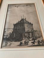 Prent van de WAEGH Amsterdam, Ophalen of Verzenden