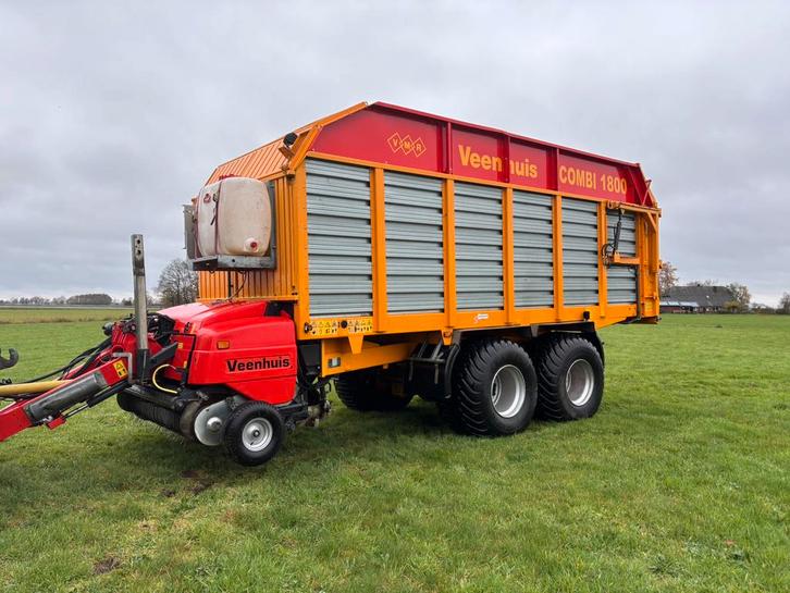 Zeer nette veenhuis combi 1800 opraapwagen, Zakelijke goederen, Agrarisch | Werktuigen, Veehouderij, Overige, Oogstmachine, Ophalen