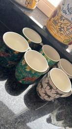 6 mokken Siaki, Huis en Inrichting, Keuken | Servies, Ophalen, Gebruikt, Overige stijlen, Kop(pen) en/of Schotel(s)