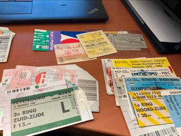 Voetbal entree kaartjes 115 x oa feyenoord ned elftal beschikbaar voor biedingen
