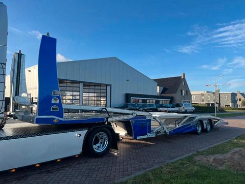 Eroglu Autotransporter 6 Lader trailer automatische rijplate, Auto's, Vrachtwagens, Bedrijf, Te koop, Aanhangers en Opleggers