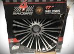Wieldoppen zilver/zwart (nieuw) 17 inch, Auto diversen, Wieldoppen, Ophalen, Nieuw