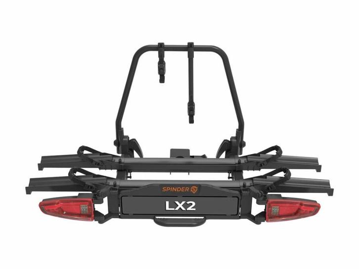 Spinder LX2 Fietsendrager - Geschikt voor Ebikes en Fatbikes, Auto diversen, Fietsendragers, Nieuw, Trekhaakdrager, 2 fietsen
