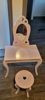 Coast kinder Make-up tafel Met Krukje En Spiegel , Kinderen en Baby's, Kinderkamer | Tafels en Stoelen, Zo goed als nieuw, Ophalen